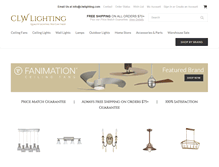Tablet Screenshot of clwlighting.com